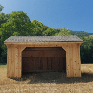 10×16 Run-In Shed – Weatherwood Shingles